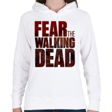 PRINTFASHION FEAR THE WALKING DEAD - Női kapucnis pulóver - Fehér