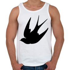 PRINTFASHION Fecske - Férfi atléta - Fehér