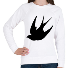 PRINTFASHION Fecske - Női pulóver - Fehér