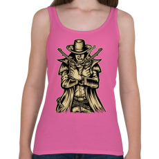 PRINTFASHION Fegyveres - Női atléta - Rózsaszín