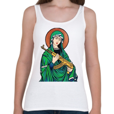 PRINTFASHION Fegyveres prédikátor - Női atléta - Fehér