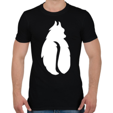 PRINTFASHION fehér kávébabcica - Férfi póló - Fekete