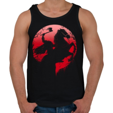 PRINTFASHION Fej nélküli lovas - Férfi atléta - Fekete