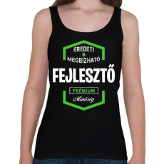 PRINTFASHION Fejlesztő prémium minőség - Női atléta - Fekete