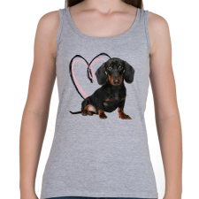 PRINTFASHION fekete cser tacsi - Női atléta - Sport szürke női trikó