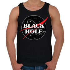 PRINTFASHION Fekete lyuk NASA paródia - Férfi atléta - Fekete atléta, trikó