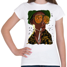 PRINTFASHION Félelem és rettegés Las Vegasban - Női póló - Fehér női póló