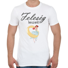 PRINTFASHION Feleség leszek! - Férfi póló - Fehér férfi póló