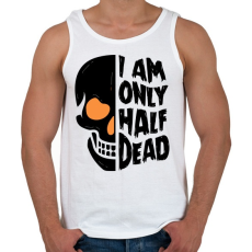 PRINTFASHION Félholt - Férfi atléta - Fehér