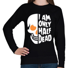 PRINTFASHION Félholt - Női pulóver - Fekete