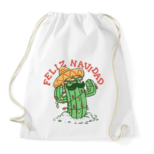 PRINTFASHION Feliz Navidad - Sportzsák, Tornazsák - Fehér tornazsák