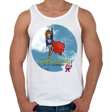 PRINTFASHION feltoltes - Férfi atléta - Fehér