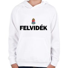 PRINTFASHION Felvidék - Gyerek kapucnis pulóver - Fehér gyerek pulóver, kardigán