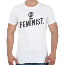 PRINTFASHION Feminista - Férfi póló - Fehér