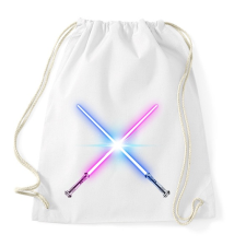 PRINTFASHION Fénykardok - Sportzsák, Tornazsák - Fehér tornazsák