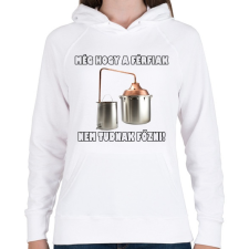 PRINTFASHION Férfi konyha - Női kapucnis pulóver - Fehér női pulóver, kardigán