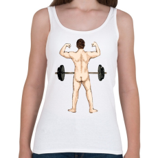 PRINTFASHION Férfiasság - Női atléta - Fehér