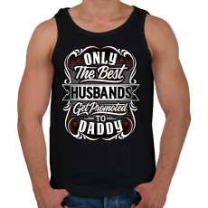 PRINTFASHION Férj - Apa - Férfi atléta - Fekete
