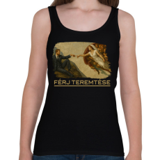 PRINTFASHION Férj teremtése - Női atléta - Fekete