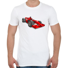PRINTFASHION Ferrari F1 - Férfi póló - Fehér