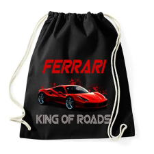 PRINTFASHION FERRARI KING OF ROADS - Sportzsák, Tornazsák - Fekete atléta, trikó