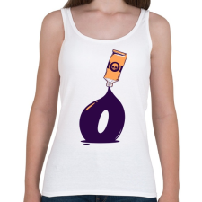 PRINTFASHION festék - Női atléta - Fehér női trikó