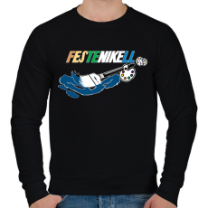 PRINTFASHION festeNIKEll - Férfi pulóver - Fekete