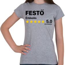 PRINTFASHION Festő Értékelés ***** 5.0 (69 értékelés) - Női póló - Sport szürke női póló