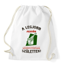 PRINTFASHION Festő szülinapja augusztus színes - Sportzsák, Tornazsák - Fehér tornazsák