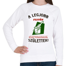 PRINTFASHION Festő szülinapja szeptember színes - Női pulóver - Fehér női pulóver, kardigán