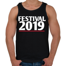 PRINTFASHION Fesztivál 2019 - Férfi atléta - Fekete atléta, trikó