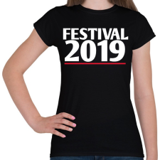 PRINTFASHION Fesztivál 2019 - Női póló - Fekete női póló