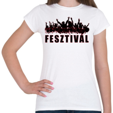 PRINTFASHION Fesztivál - Női póló - Fehér női póló