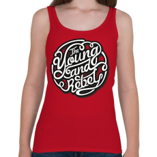 PRINTFASHION Fiatal és lázadó - Női atléta - Cseresznyepiros