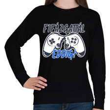 PRINTFASHION Fifázgattál eddig - Női pulóver - Fekete női pulóver, kardigán