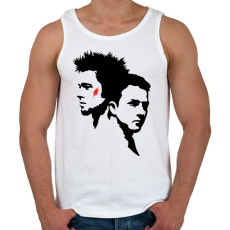 PRINTFASHION fight club - Férfi atléta - Fehér