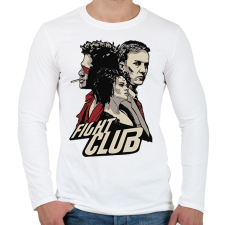 PRINTFASHION fight club - Férfi hosszú ujjú póló - Fehér férfi póló