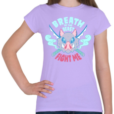 PRINTFASHION Fight me! - Női póló - Viola