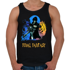 PRINTFASHION FINAL FANTASY - Férfi atléta - Fekete