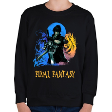PRINTFASHION FINAL FANTASY - Gyerek pulóver - Fekete