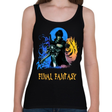PRINTFASHION FINAL FANTASY - Női atléta - Fekete női trikó