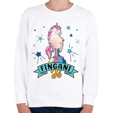 PRINTFASHION Fingani jó - Gyerek pulóver - Fehér gyerek pulóver, kardigán