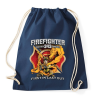 PRINTFASHION Firefighter Firedragon - Sportzsák, Tornazsák - Sötétkék