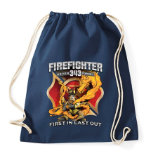 PRINTFASHION Firefighter Firedragon - Sportzsák, Tornazsák - Sötétkék tornazsák
