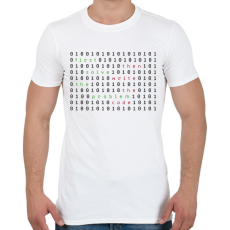 PRINTFASHION First solve the problem - Férfi póló - Fehér