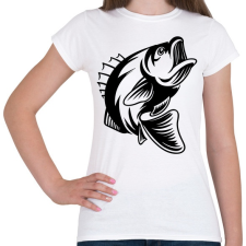 PRINTFASHION fish - Női póló - Fehér női póló