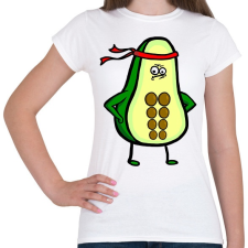 PRINTFASHION Fitness Avocado - Női póló - Fehér női póló