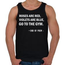 PRINTFASHION Fitnessz vers - Férfi atléta - Fekete atléta, trikó