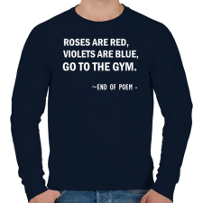 PRINTFASHION Fitnessz vers - Férfi pulóver - Sötétkék férfi pulóver, kardigán