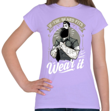 PRINTFASHION Fitt szakáll - Női póló - Viola női póló